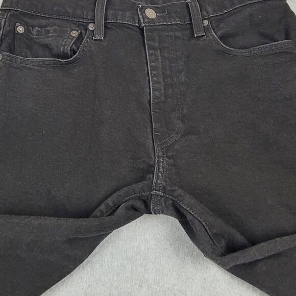 Levi's Men's Straight Jeans - Black - Picture 4 of 16